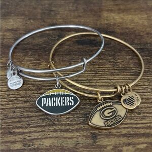 Alex and Ani Bracelets, Set of 2, NFL Green Bay Packers